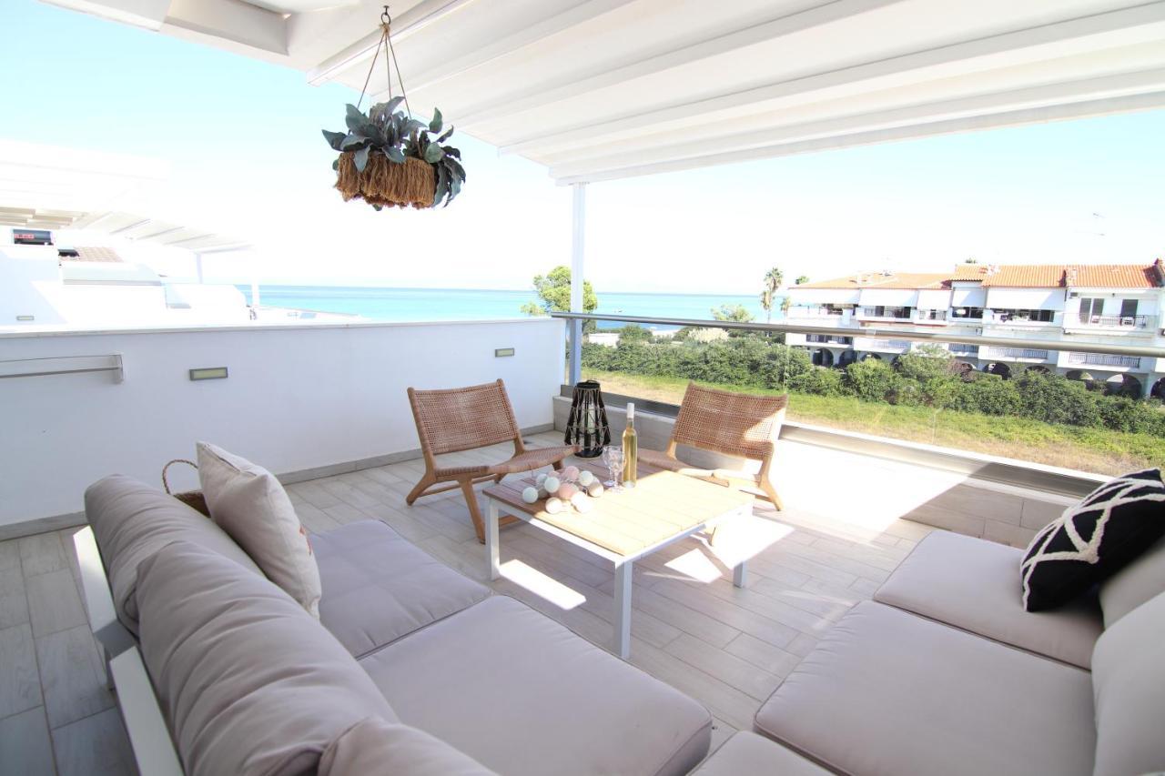 Hanioti Suite Maisonette In Front Of The Sea エクステリア 写真